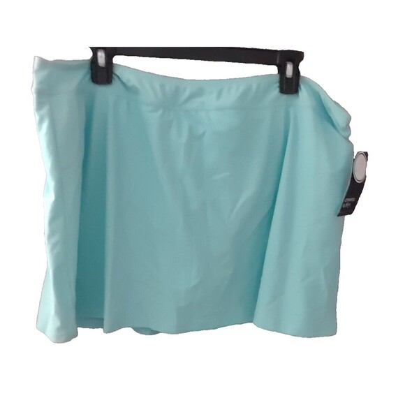 NWT Crown & Ivy Skort Womens XXL Icy Blue Skirt Tennis Pickleball Gym Active - Picture 1 of 9
